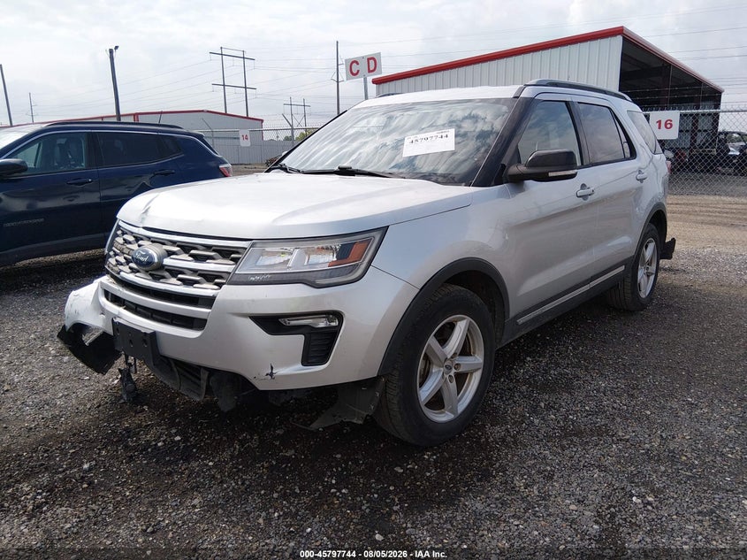 Vin: 1fm5k7d81jga34090, lot: 46296575, ford explorer xlt 20182