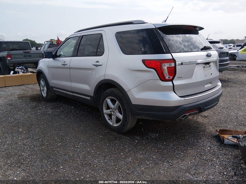 Vin: 1fm5k7d81jga34090, lot: 46296575, ford explorer xlt 20183