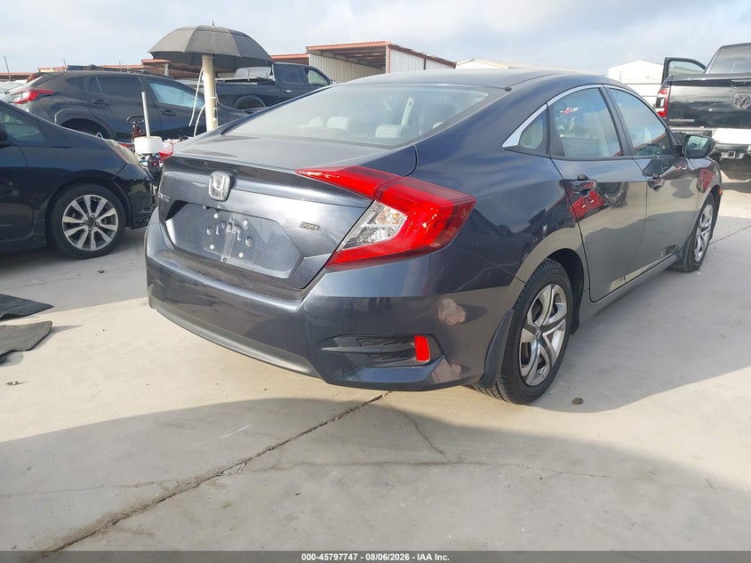 Vin: 19xfc2f54je000611, lot: 46296578, honda civic lx 20184