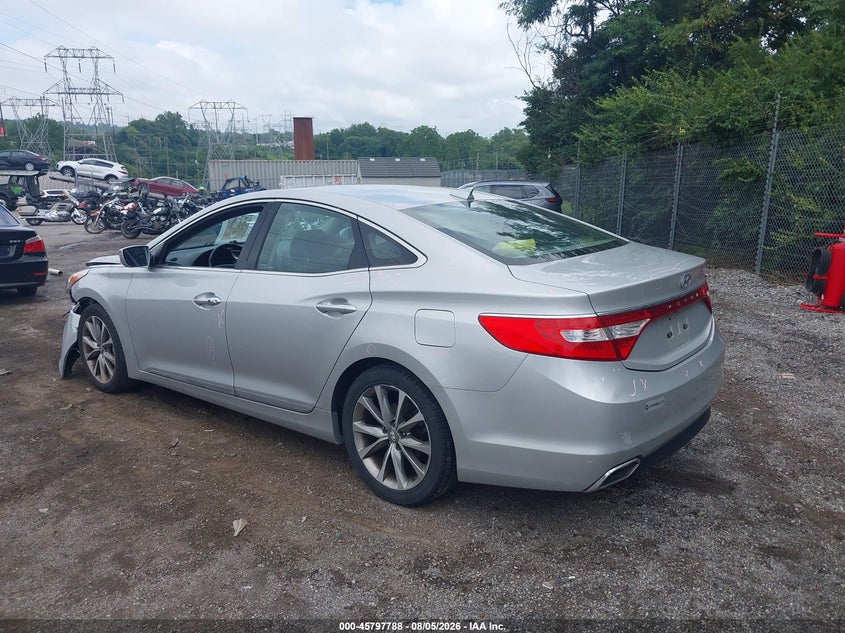 Vin: kmhfg4jg6fa495361, lot: 46296619, hyundai azera 20153