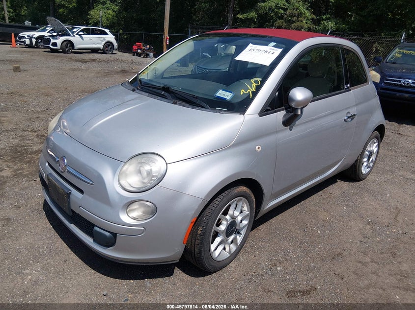 2012 FIAT 500C auction photo 2