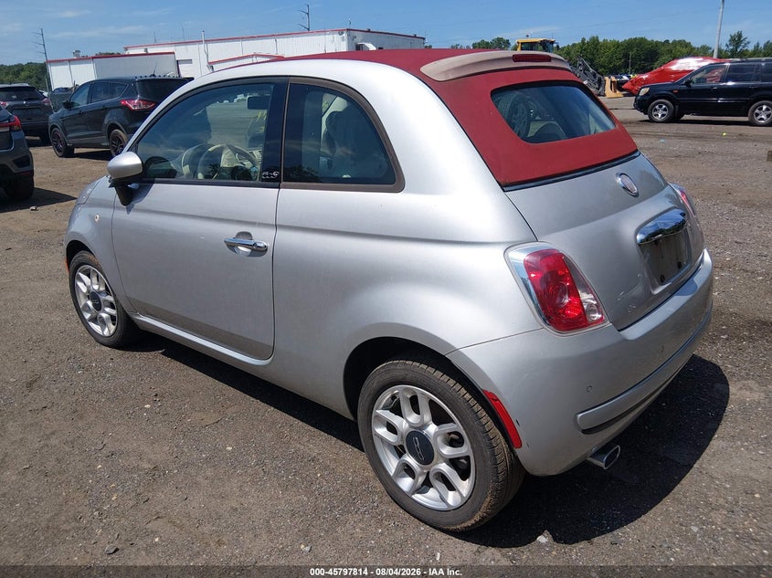 2012 FIAT 500C auction photo 3