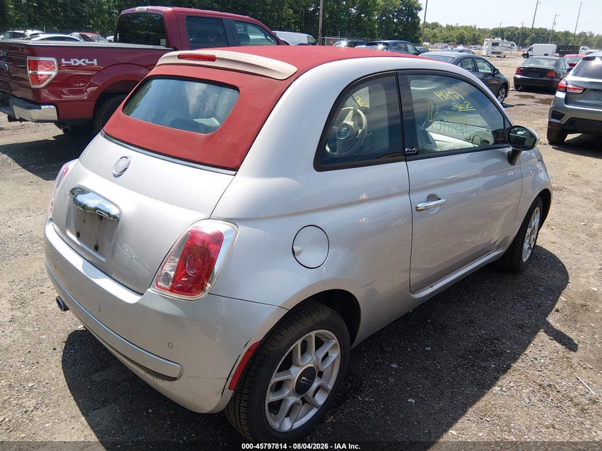 2012 FIAT 500C auction photo 4