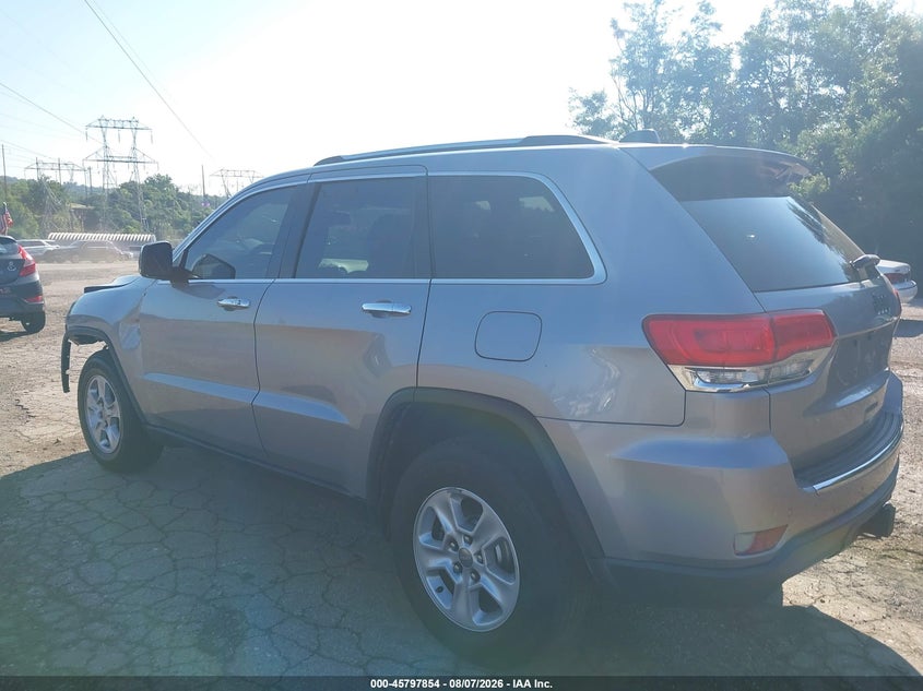 Vin: 1c4rjfbg4gc367574, lot: 46296685, jeep grand cherokee limited 20163