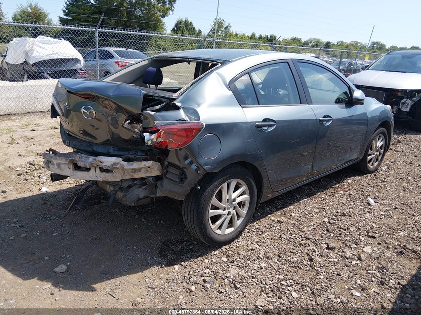 Vin: jm1bl1v81c1575355, lot: 46296696, mazda mazda3 i touring 20124