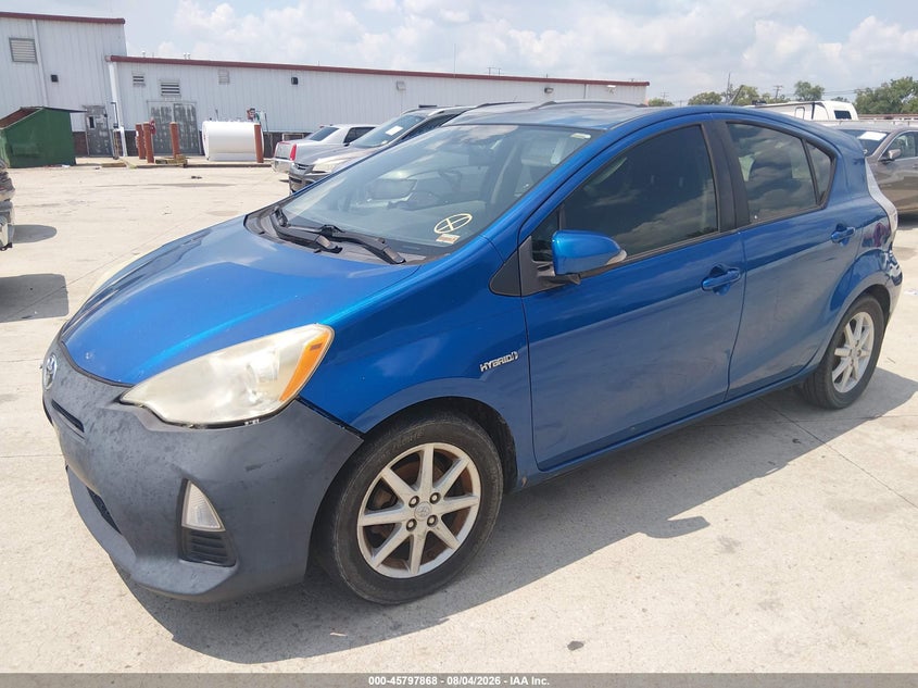 Vin: jtdkdtb35d1534763, lot: 46296699, toyota prius c three 20132