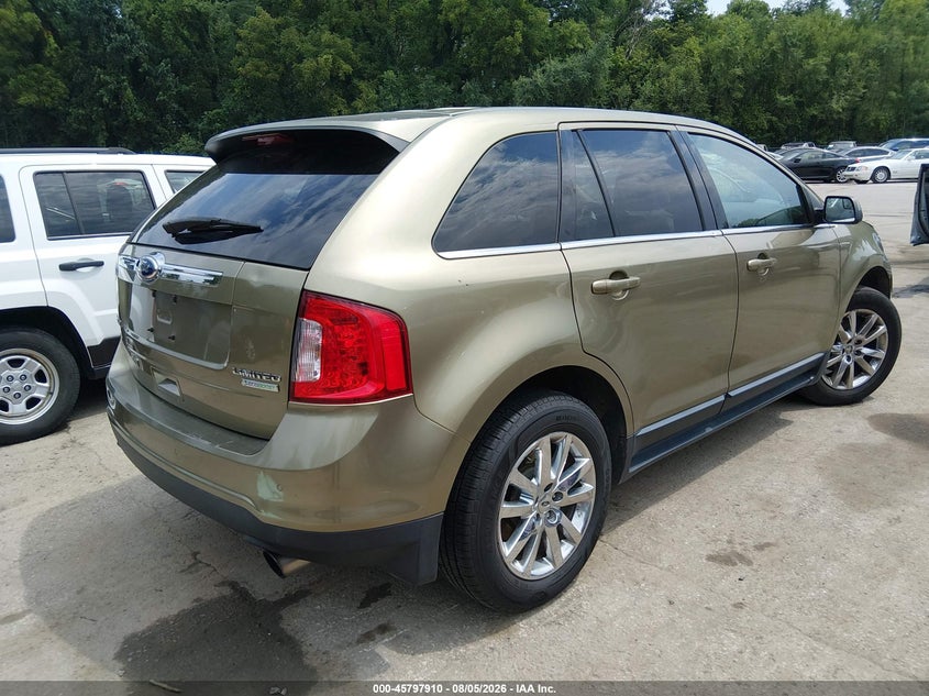 Vin: 2fmdk3k97dba23042, lot: 46296741, ford edge limited 20134