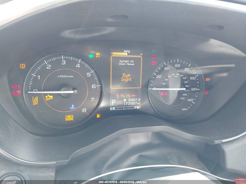 2020 SUBARU CROSSTREK auction photo 7