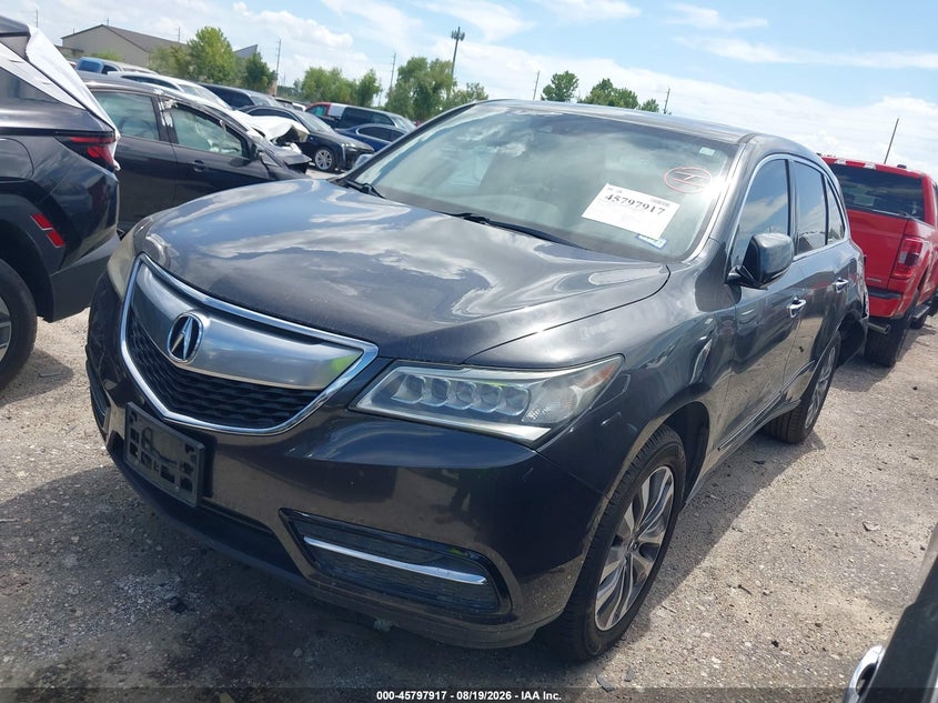 2014 ACURA MDX auction photo 2