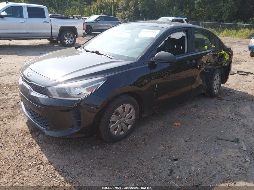Vin: 3kpa24ab1je070539, lot: 46296760, kia rio lx 20182