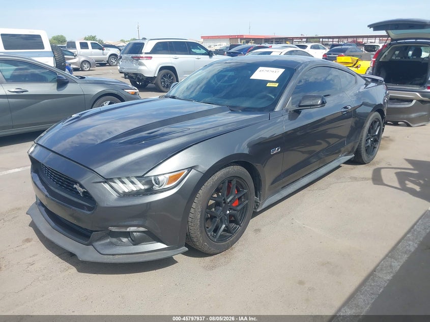 Vin: 1fa6p8cf6g5228351, lot: 46296768, ford mustang gt premium 20162