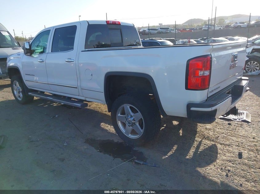 Vin: 1gt120e89ff135528, lot: 46296782, gmc sierra 2500hd denali 20153
