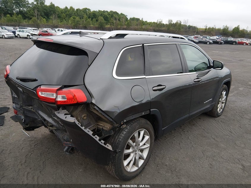 Vin: 1c4pjmds7gw122134, lot: 46296791, jeep cherokee limited 20164