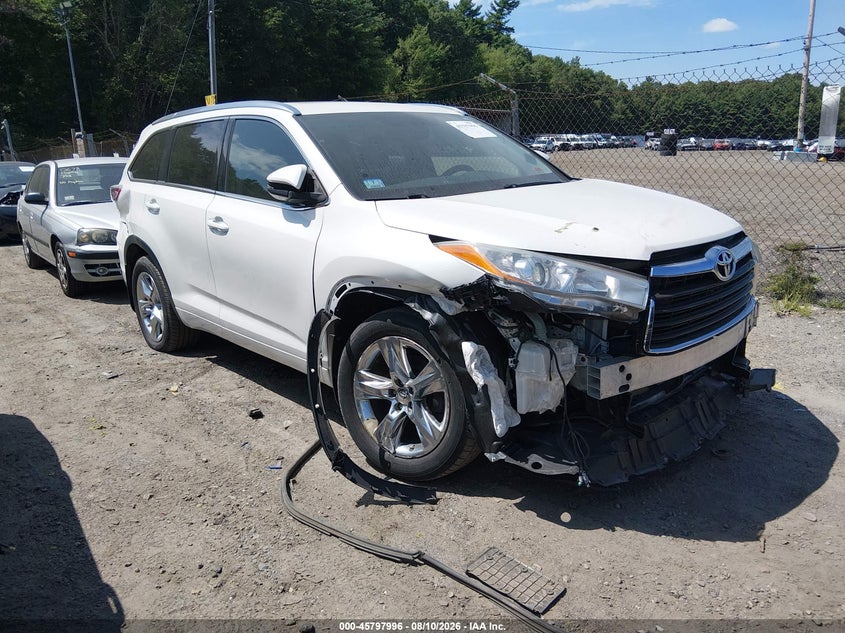 2015 TOYOTA HIGHLANDER auction photo 1