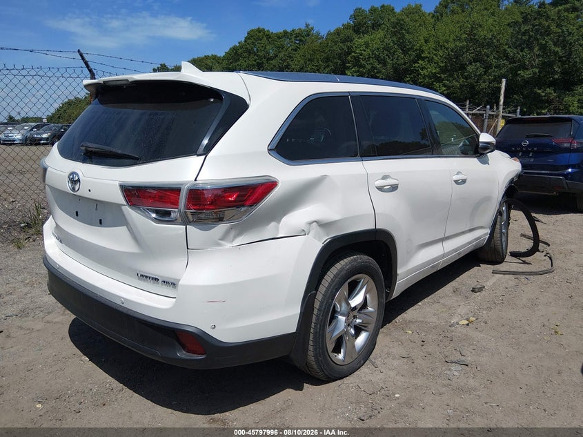 2015 TOYOTA HIGHLANDER auction photo 4