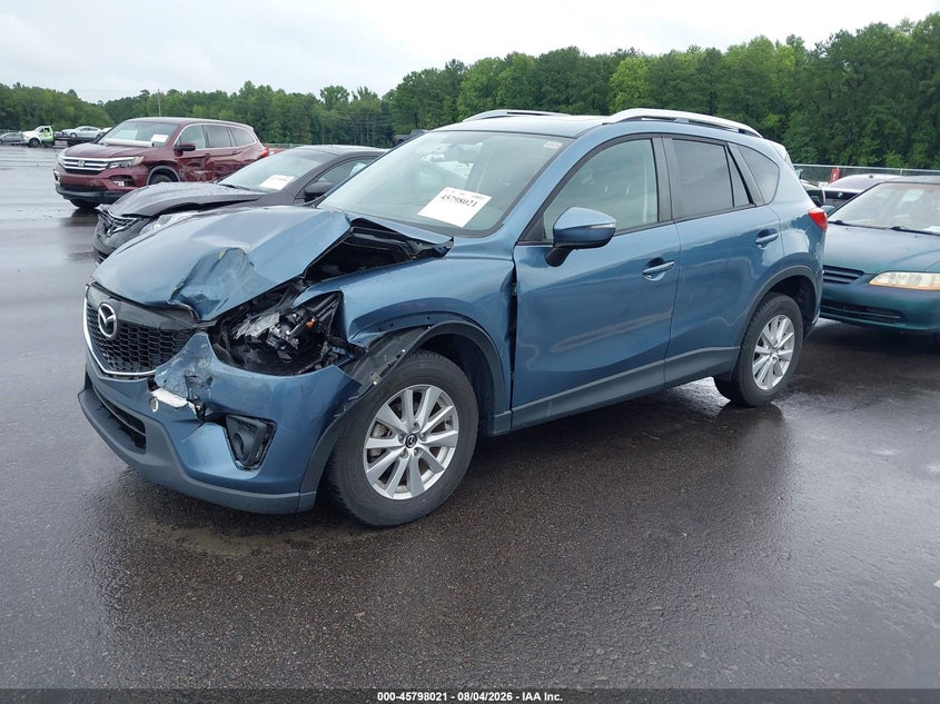 Vin: jm3ke2cy7f0467715, lot: 46296852, mazda cx-5 touring 20152