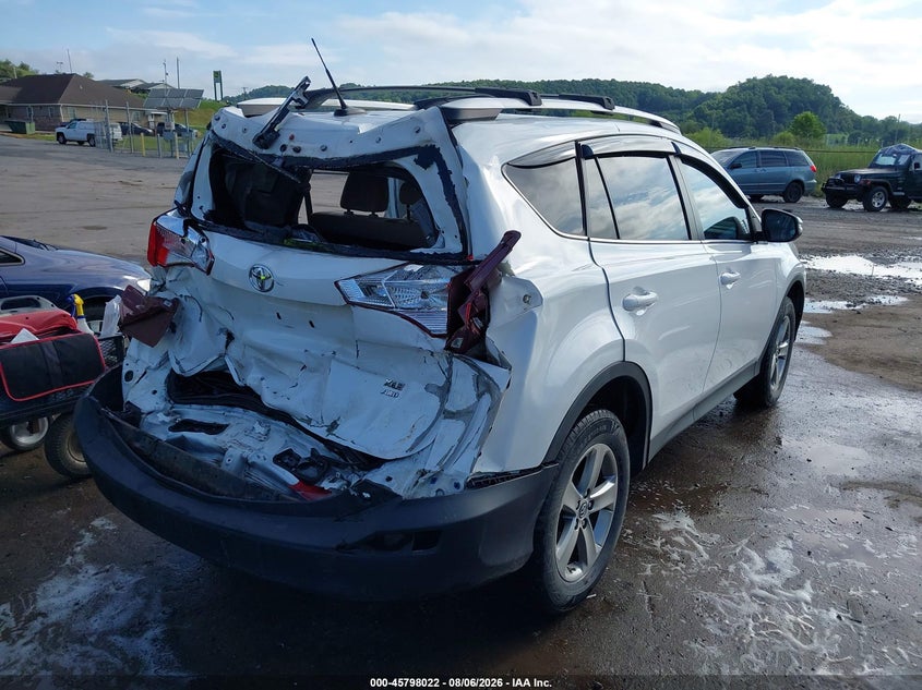 Vin: 2t3rfrev0fw234111, lot: 46296853, toyota rav4 xle 20154