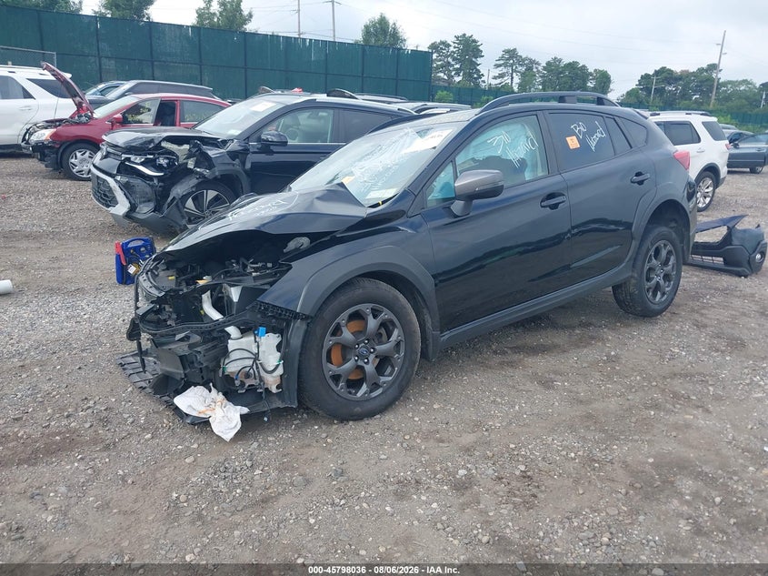 Vin: jf2gthscxnh209980, lot: 46296867, subaru crosstrek sport 20222