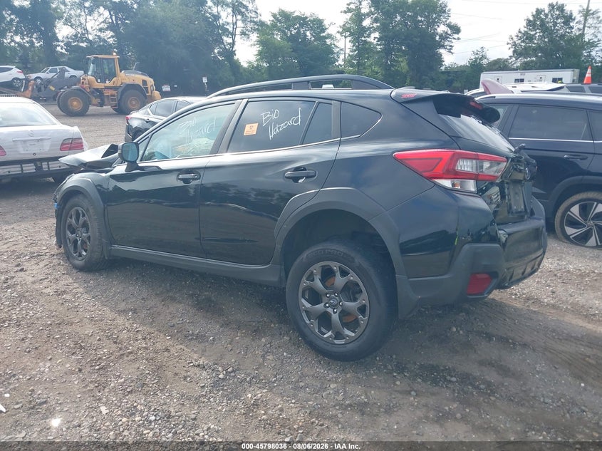 Vin: jf2gthscxnh209980, lot: 46296867, subaru crosstrek sport 20223