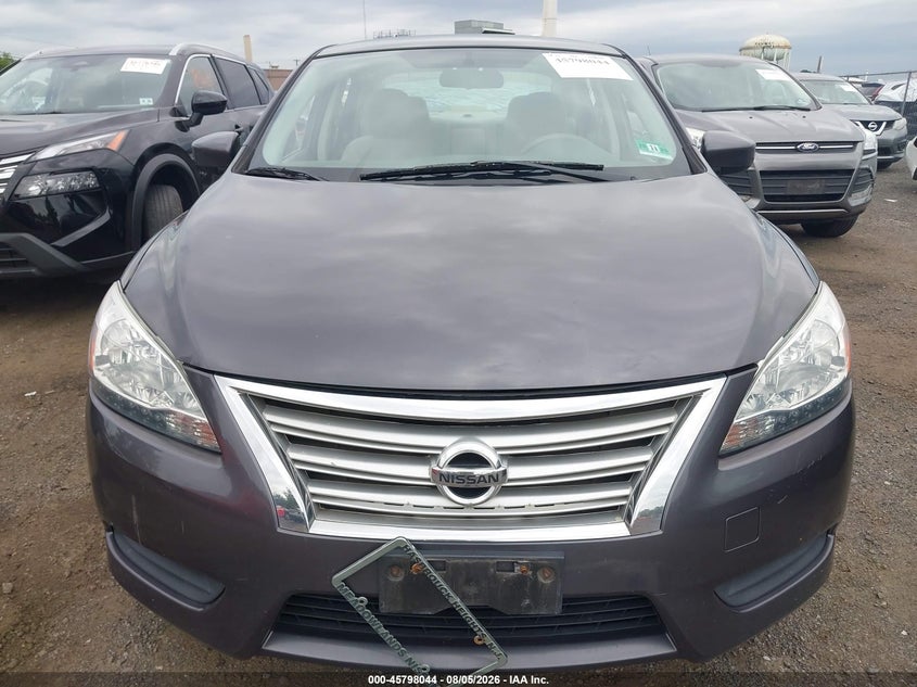 NISSAN SENTRA 2014 VIN 3N1AB7APXEY296910
