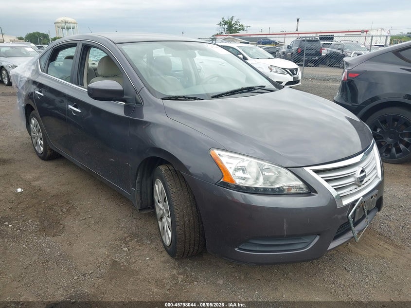 Vin: 3n1ab7apxey296910, lot: 46296875, nissan sentra sv 2014 img_1