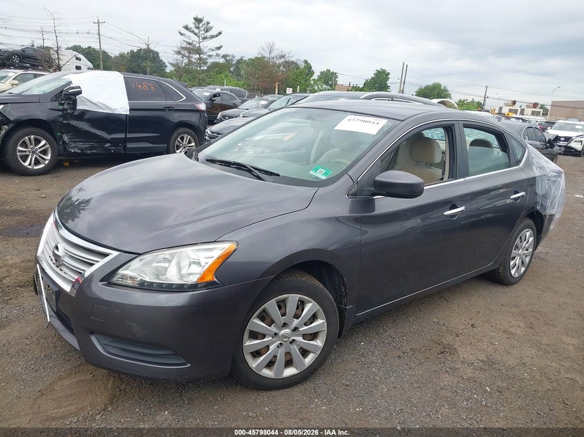 Vin: 3n1ab7apxey296910, lot: 46296875, nissan sentra sv 20142