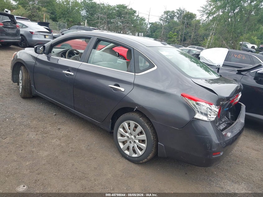 Vin: 3n1ab7apxey296910, lot: 46296875, nissan sentra sv 20143