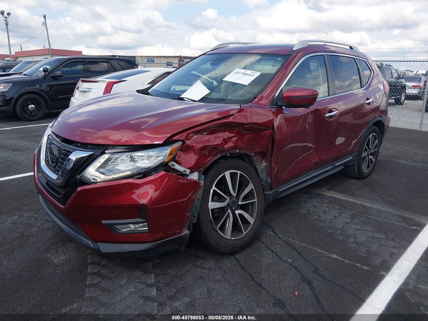 Vin: 5n1at2mt1kc755473, lot: 46296884, nissan rogue sl 20192