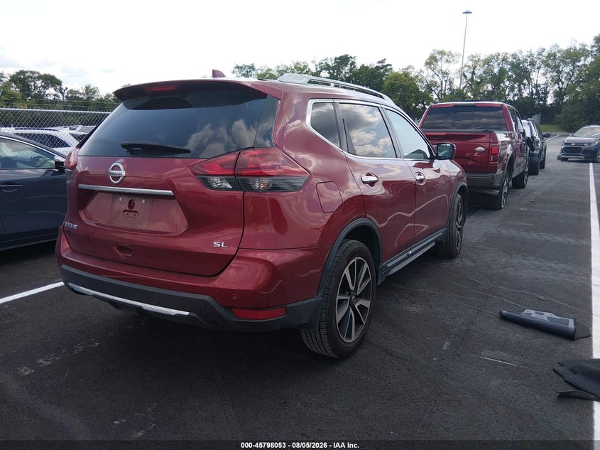 Vin: 5n1at2mt1kc755473, lot: 46296884, nissan rogue sl 20194