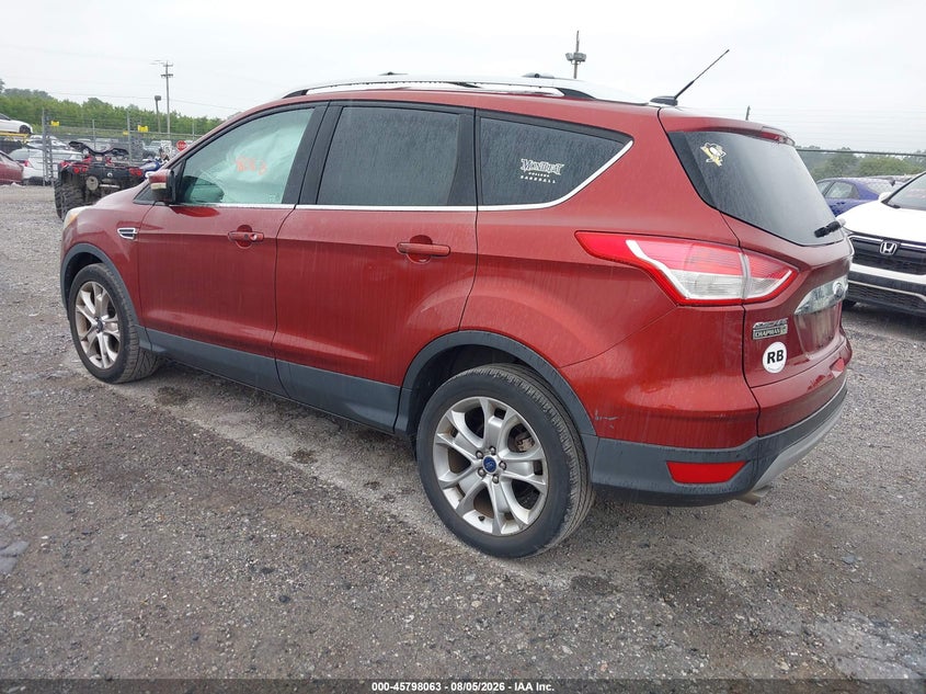 Vin: 1fmcu9jx2gub29549, lot: 46296894, ford escape titanium 20163