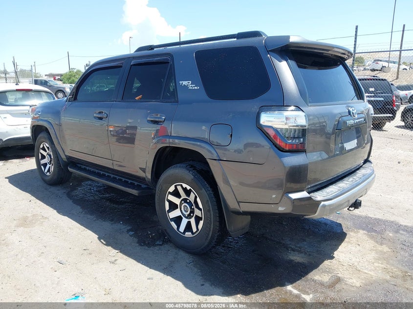 Vin: jtebu5jr3k5732132, lot: 46296909, toyota 4runner trd off road 20193