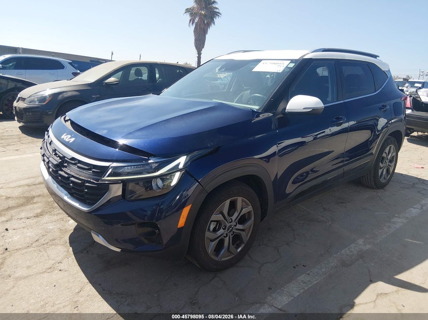 Vin: kndeu2aaxr7500877, lot: 46296926, kia seltos s 20242