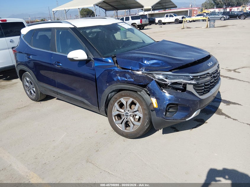 Vin: kndeu2aaxr7500877, lot: 46296926, kia seltos s 20241