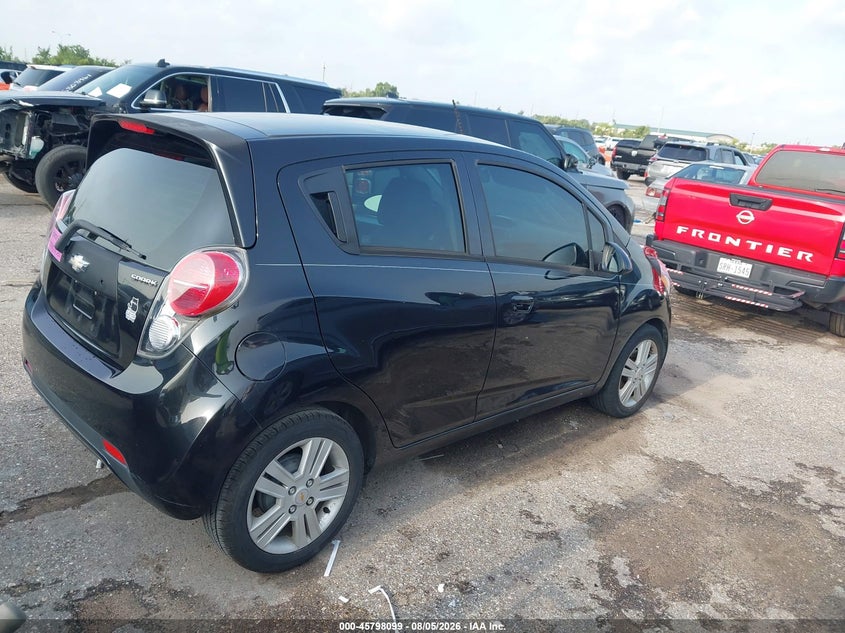 Vin: kl8cb6s9xfc798240, lot: 46296930, chevrolet spark ls cvt 20154