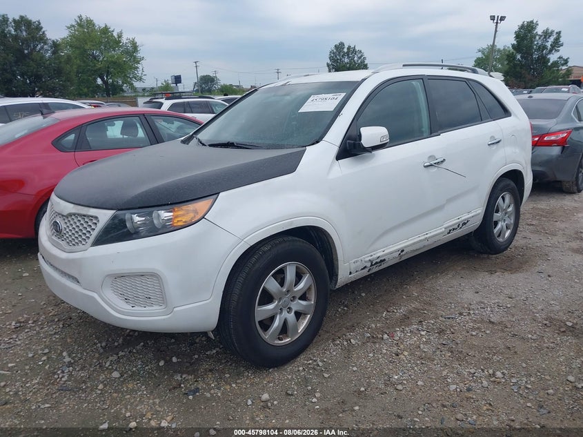 Vin: 5xyktda24dg375770, lot: 46296935, kia sorento lx v6 20132