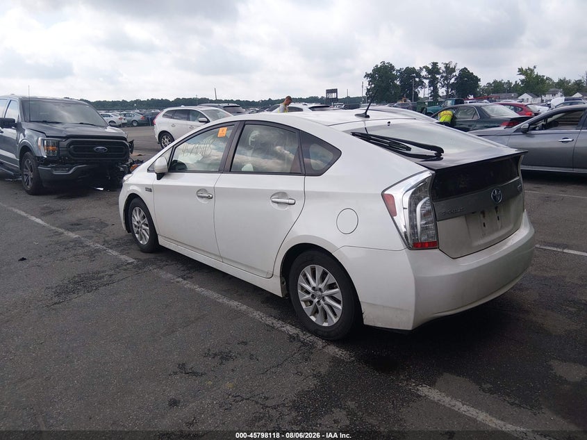 Vin: jtdkn3dp6e3050622, lot: 46296949, toyota prius plug-in advanced 20143