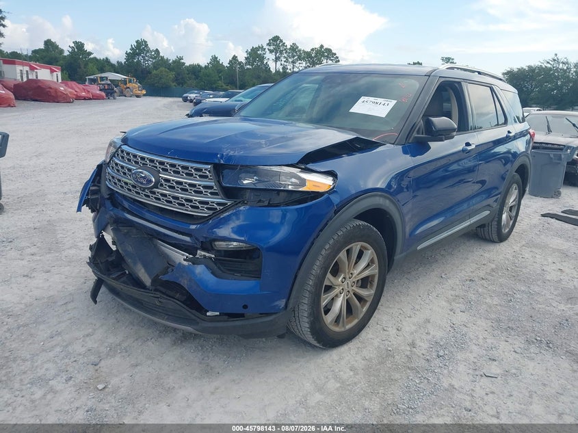 Vin: 1fmsk8fh7mgb45706, lot: 46296974, ford explorer limited 20212
