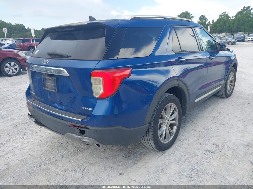 Vin: 1fmsk8fh7mgb45706, lot: 46296974, ford explorer limited 20214