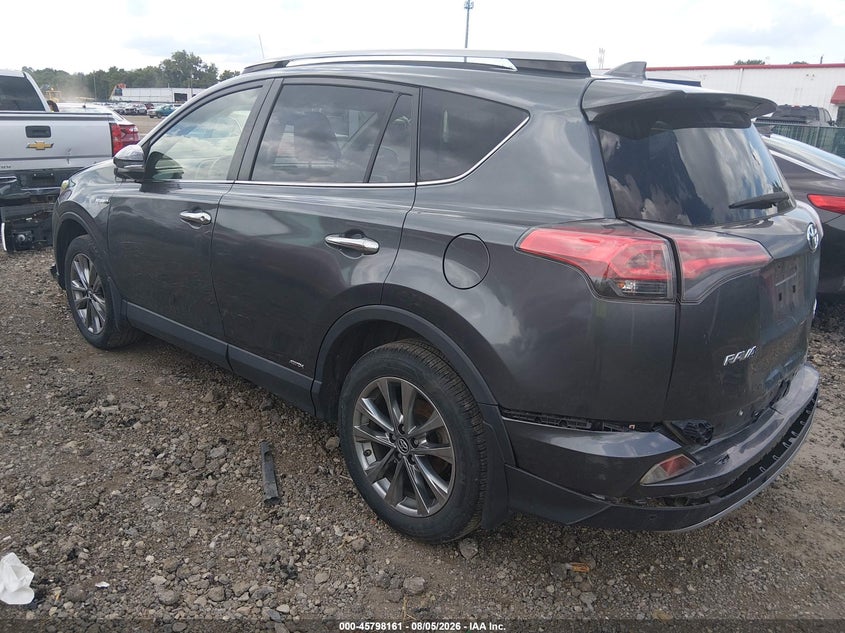 Vin: jtmdjrev4hd090149, lot: 46296992, toyota rav4 hybrid limited 20173