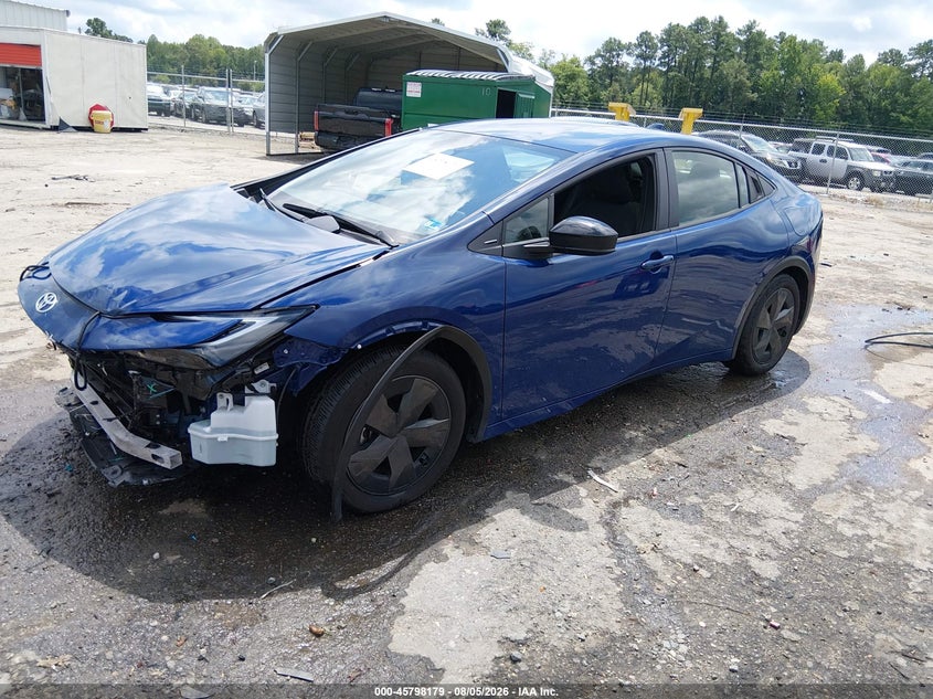 Vin: jtdacaau0s3058498, lot: 46297010, toyota prius le 20252