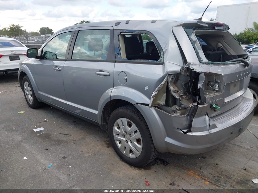 Vin: 3c4pdcab4ft713399, lot: 46297011, dodge journey american value pkg 20153