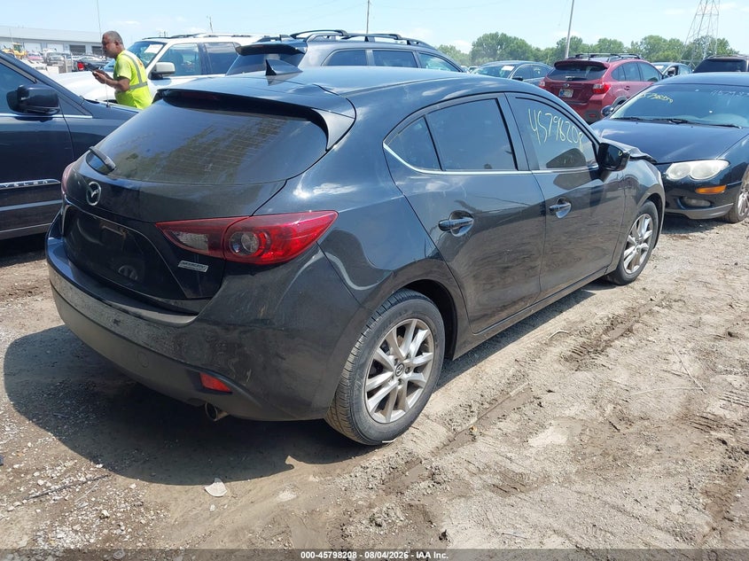 Vin: jm1bm1m79g1337765, lot: 46297039, mazda mazda3 i touring 20164
