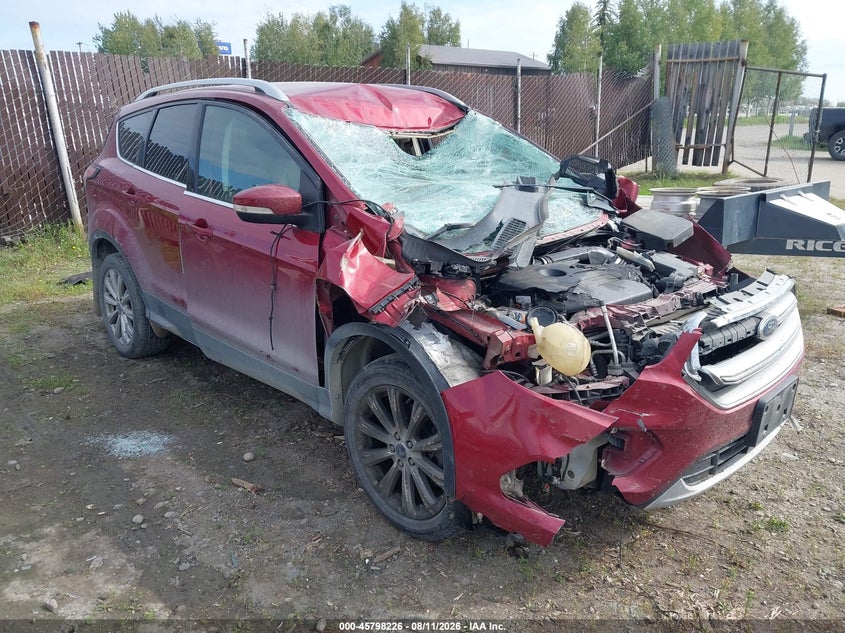 Vin: 1fmcu9j90huc56318, lot: 46297057, ford escape titanium 2017 img_1