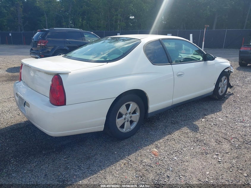CHEVROLET MONTE CARLO 2007 VIN 2G1WJ15K079295018
