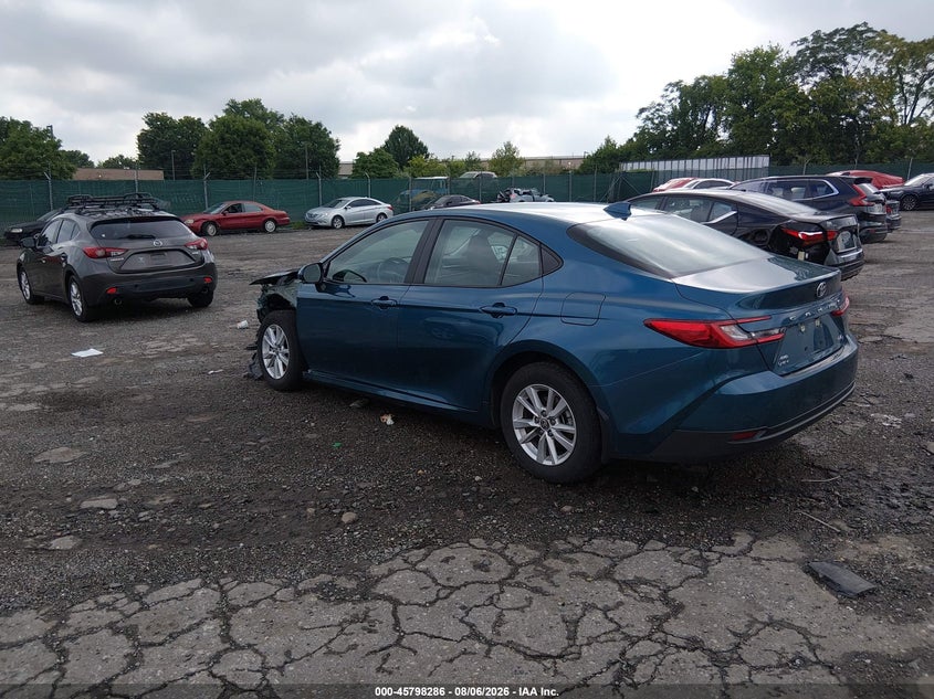 Vin: 4t1dbadk8su508253, lot: 46297117, toyota camry le 20253