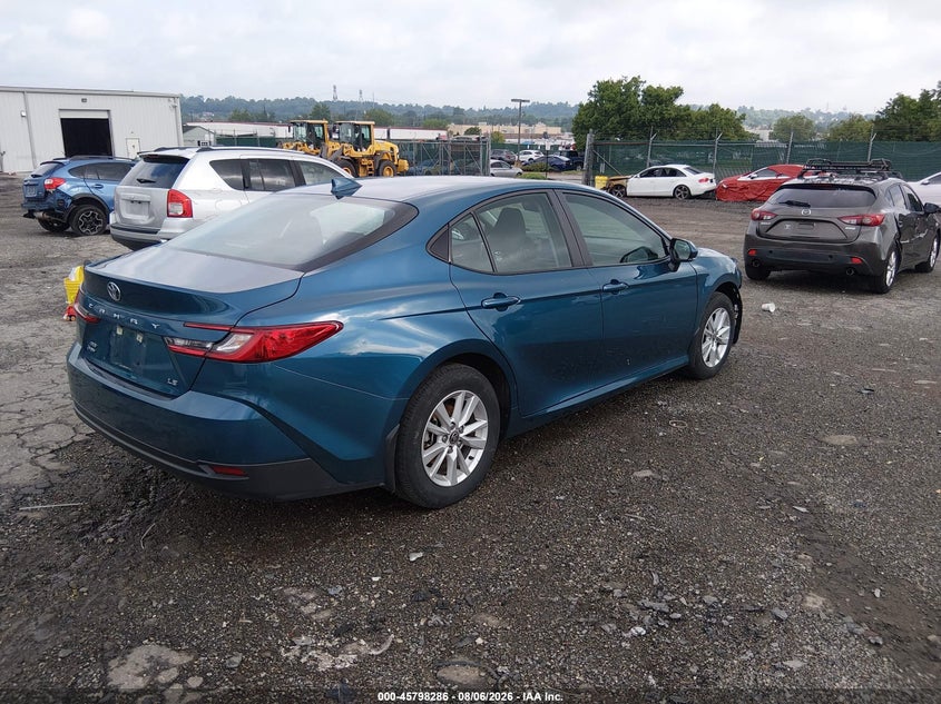 Vin: 4t1dbadk8su508253, lot: 46297117, toyota camry le 20254