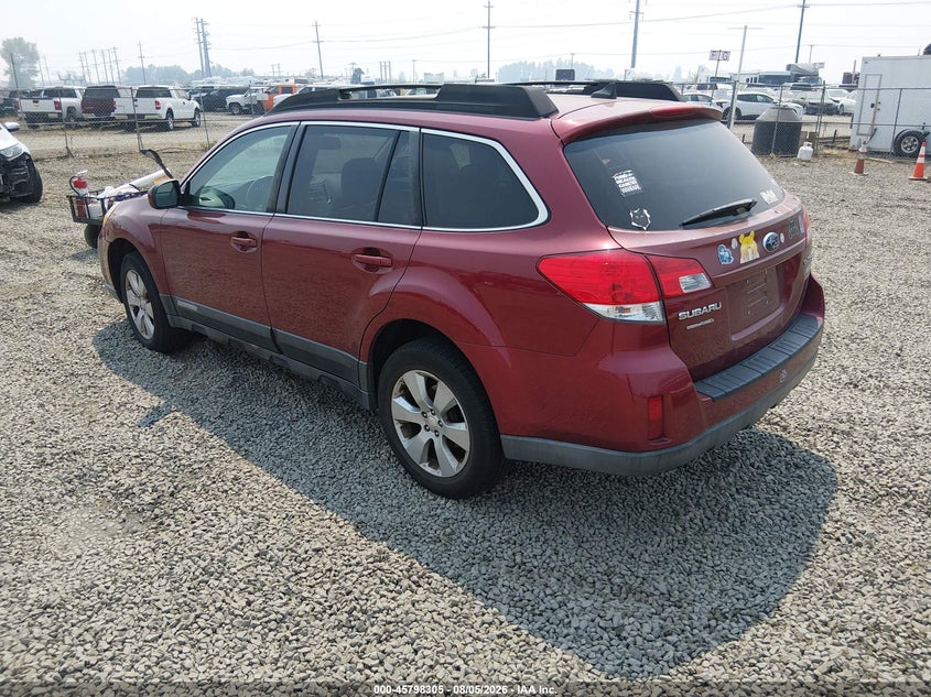 Vin: 4s4brbkc0b3381329, lot: 46297136, subaru outback 2.5i limited 20113