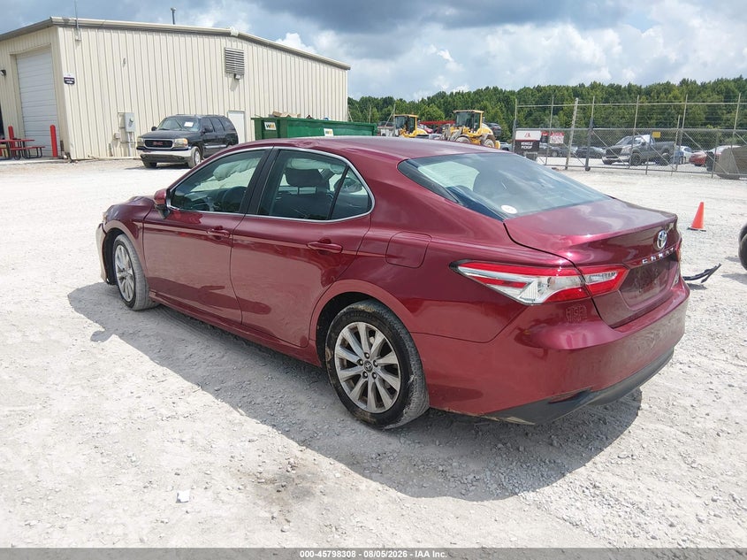 Vin: 4t1b11hk4ju672134, lot: 46297139, toyota camry le 20183