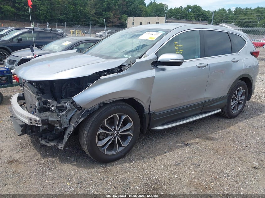 Vin: 2hkrw2h83mh660148, lot: 46297165, honda cr-v awd ex-l 20212