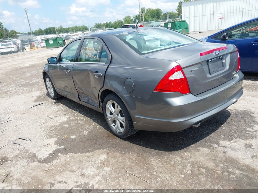Vin: 3fahp0hg7cr343012, lot: 46297185, ford fusion se 20123